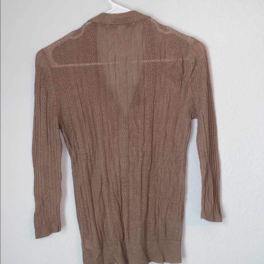 Forever 21 Tan Knit Cardigan Sweater - Picture 6 of 6